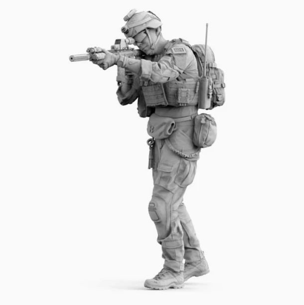 1/16 Modern US Army Special Operations, Resin Model Figure Kit, Unassembled and Unpainted