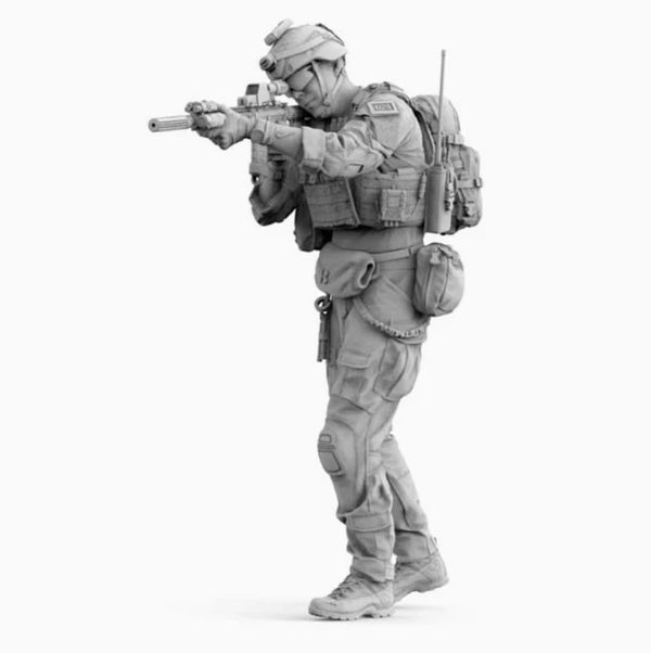 1/16 Modern US Army Special Operations, Resin Model Figure Kit, Unassembled and Unpainted