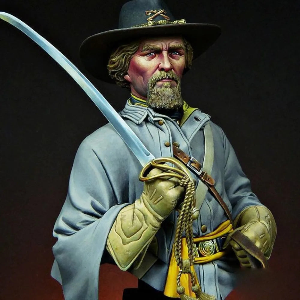 1/10 American Civil War Soldier, Resin Model Bust Kit, Unassembled and Unpainted