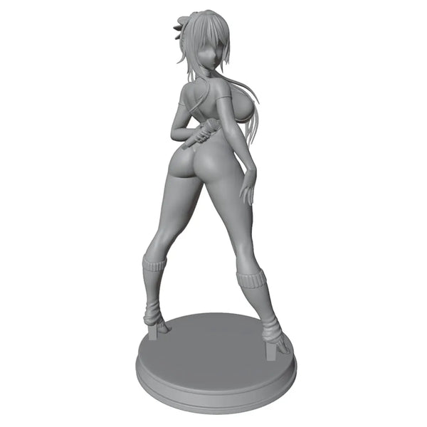 1/24 Sexy Anime Girl, Resin Model Figure Kit, Unassembled and Unpainted