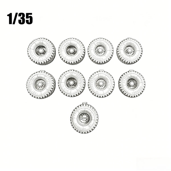 1/35 Modern M977 HEMTT, Resin Model Vehicle Kit, Unassembled and Unpainted