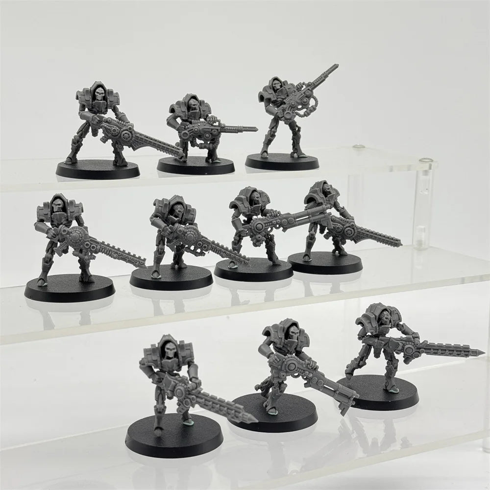 Astronet Heavy Infantry, 16 Figures, Resin Model Figure Kit, Fantasy Theme, Unassembled and Unpainted