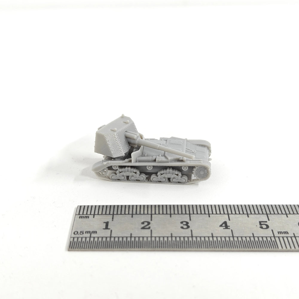 1/144 WWII Italian Semovente M41M 90/53, Resin Model Vehicle Kit, Unassembled and Unpainted