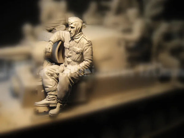 1/16 Modern Operator Prone with Scoped Rifle, Resin Model Figure Kit, Unassembled and Unpainted