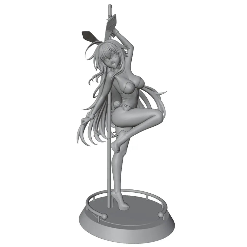 1/24 Sorceress with Horn and Staff, Resin Model Figure Kit, Anime Theme, Unassembled and Unpainted