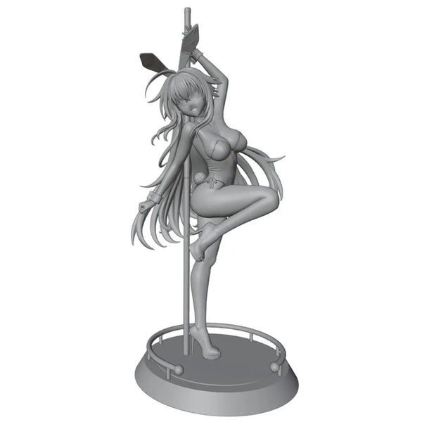 1/24 Sorceress with Horn and Staff, Resin Model Figure Kit, Anime Theme, Unassembled and Unpainted