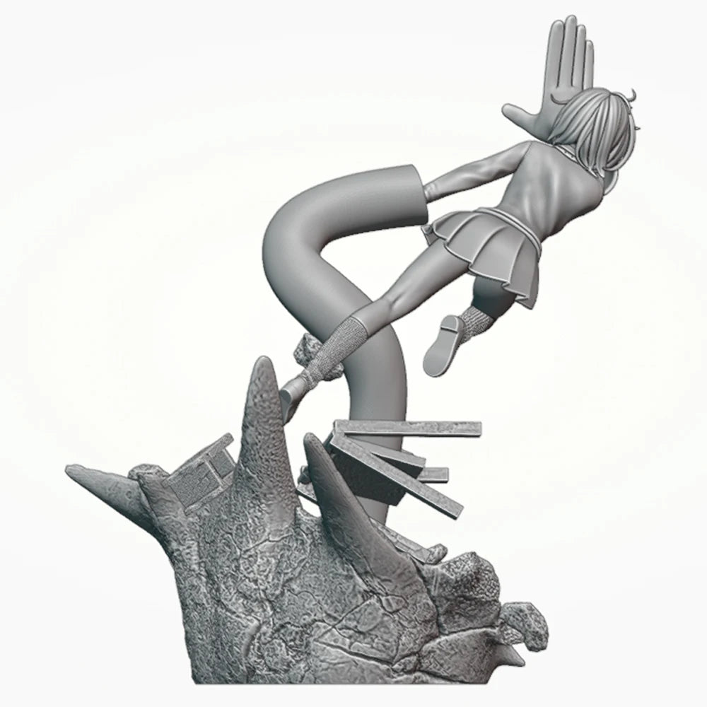 1/24 Martial Artist Pretty Girl, Resin Model Figure Kit, Anime Theme, Unassembled and Unpainted
