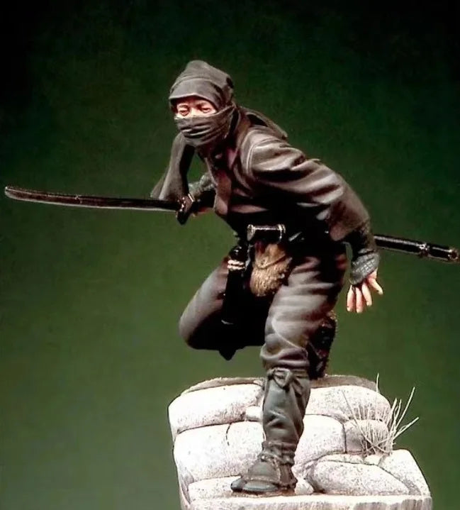 1/32 WWI Soldier with Rifle, Resin Model Figure Kit, Unassembled and Unpainted