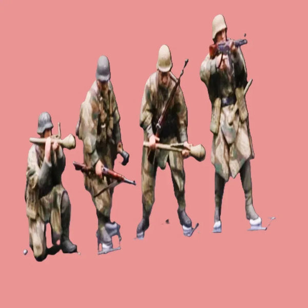 WWII German Soldiers — 1/35 Resin Figure Set