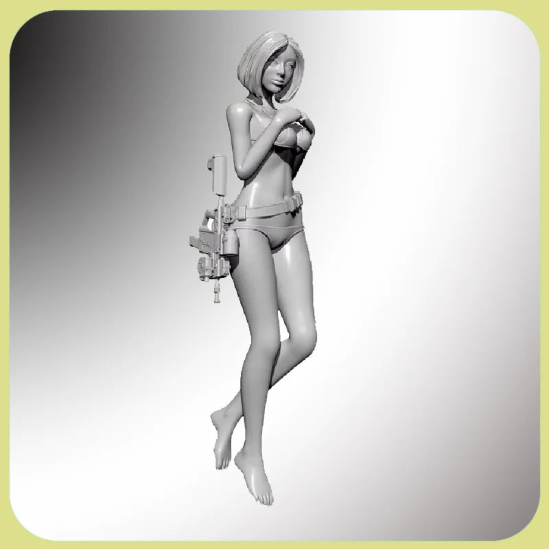 75mm Detective Series, Resin Model Figure Kit, Unassembled and Unpainted