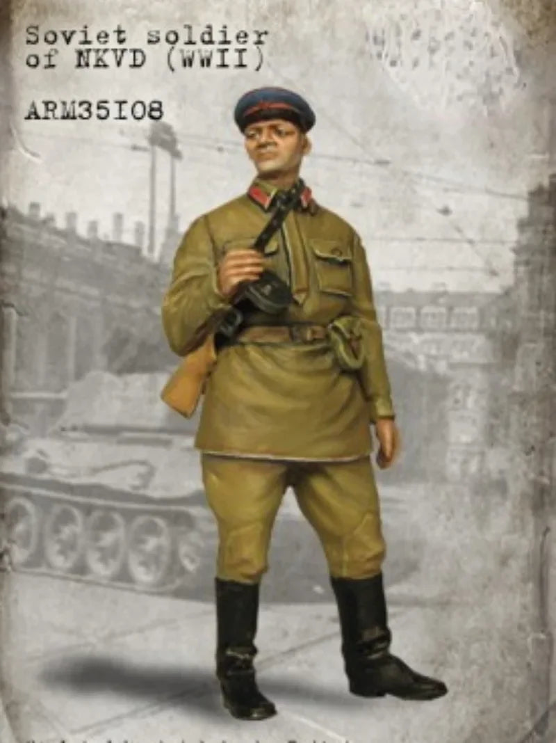 1/35 WWII Soviet, Resin Model Figure Kit, Unassembled and Unpainted