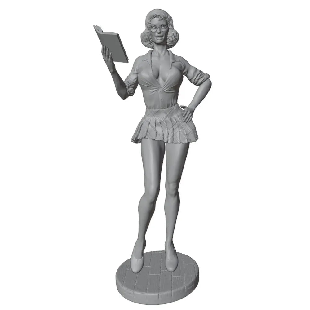 75mm Classroom Teacher, Resin Model Figure Kit, Unassembled and Unpainted