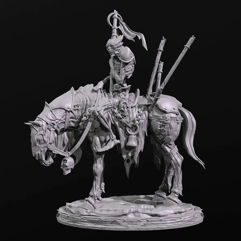 Medieval Fantasy Werewolf Warriors, 8 Figures, Resin Model Figure Kit, Unassembled and Unpainted