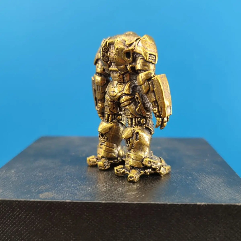 55mm 55mm Mecha Warrior, Resin Model Figure Kit, Sci-Fi Theme, Unassembled and Unpainted
