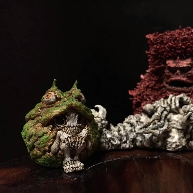 Ghostface Frog Monster, Resin Model Figure Kit, Fantasy Theme, Unassembled and Unpainted