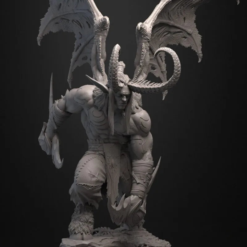 Demonic Female, Resin Model Figure Kit, Fantasy Theme, Unassembled and Unpainted