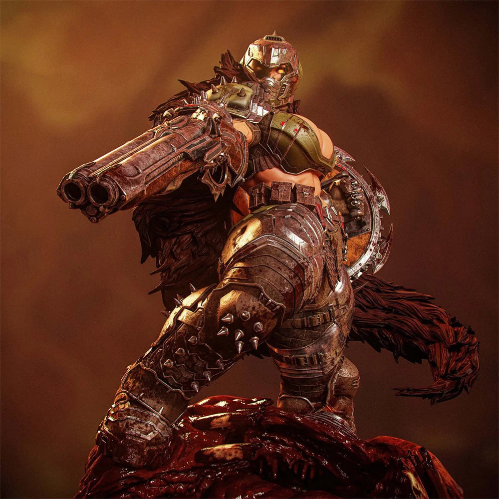 1/24 Demonic Winged Warrior, Resin Model Figure Kit, Fantasy Theme, Unassembled and Unpainted