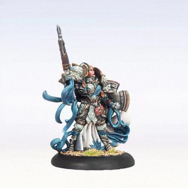 32mm Cygnar Constance Blaize Knight of the Prophet, Resin Model Figure Kit, Fantasy Theme, Unassembled and Unpainted