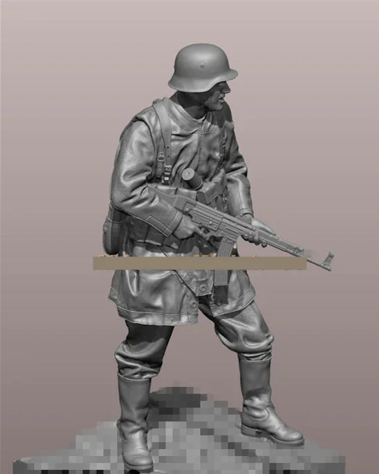 WWII German Soldier — 1/16 Resin Figure