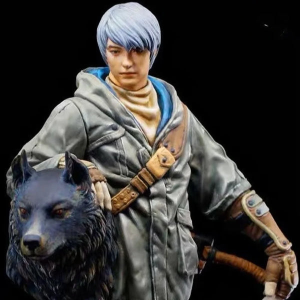 1/10 Sword God, 2 Figures, Resin Model Figure Kit, Fantasy Theme, Unassembled and Unpainted