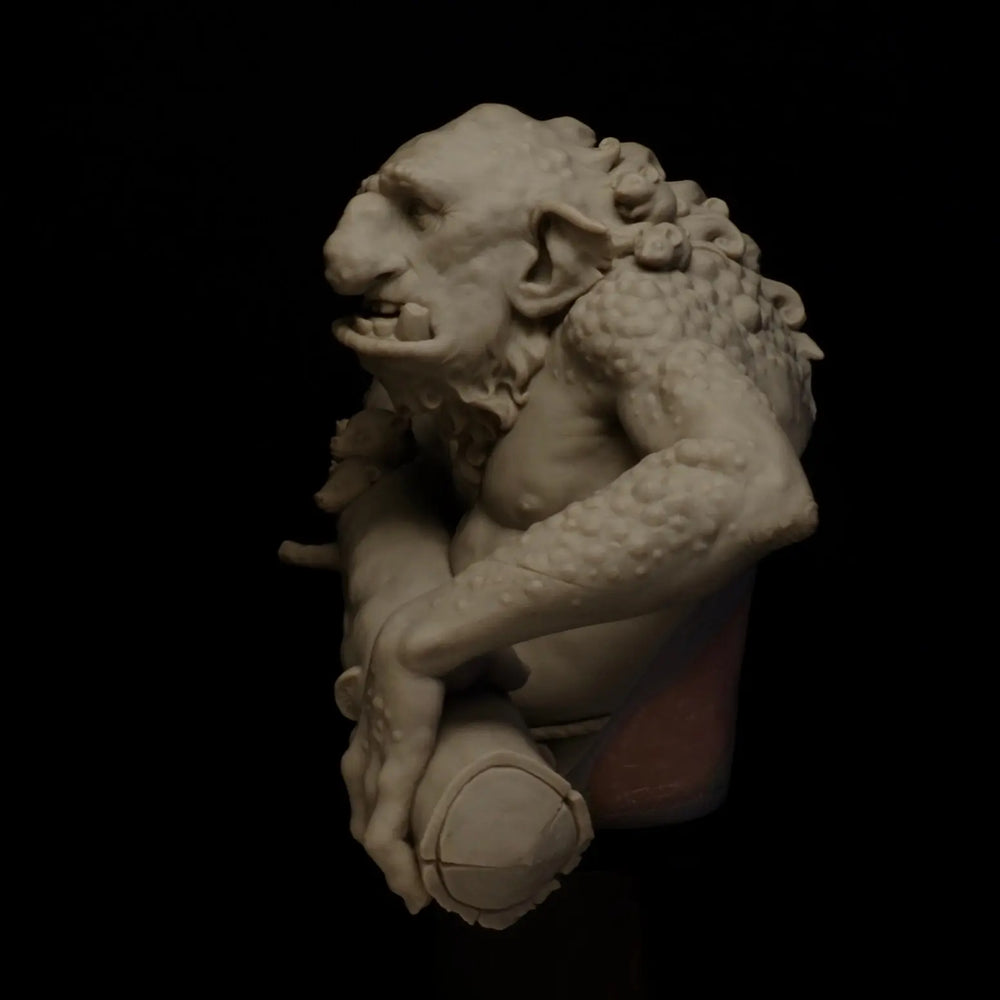 1/12 Goblin Creature, Resin Model Bust Kit, Fantasy Theme, Unassembled and Unpainted