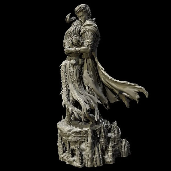 75mm Priestess, Resin Model Figure Kit, Fantasy Theme, Unassembled and Unpainted