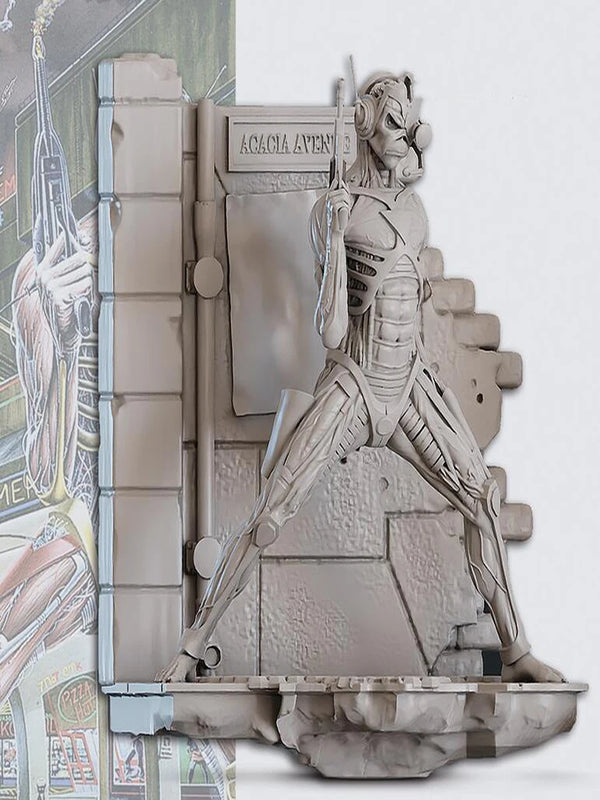 1/24 Purple-Armored Female Commando with Energy Rifle, Resin Model Figure Kit, Sci-Fi Theme, Unassembled and Unpainted