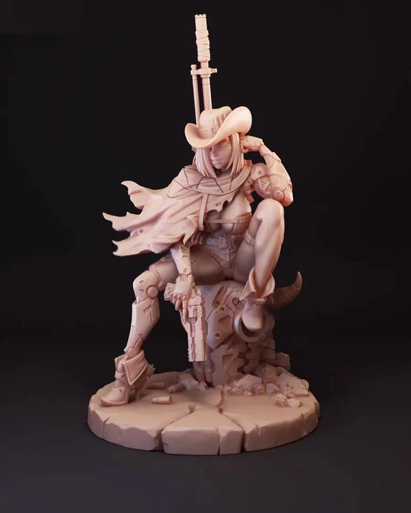 75mm Bounty Hunter, Resin Model Figure Kit, Sci-Fi Theme, Unassembled and Unpainted