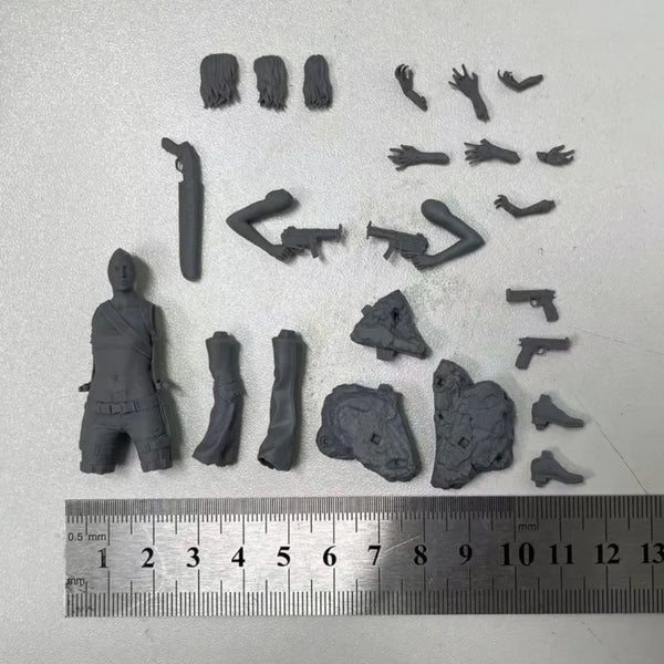 1/24 Modern Female Special Forces Operator, Resin Model Figure Kit, Unassembled and Unpainted