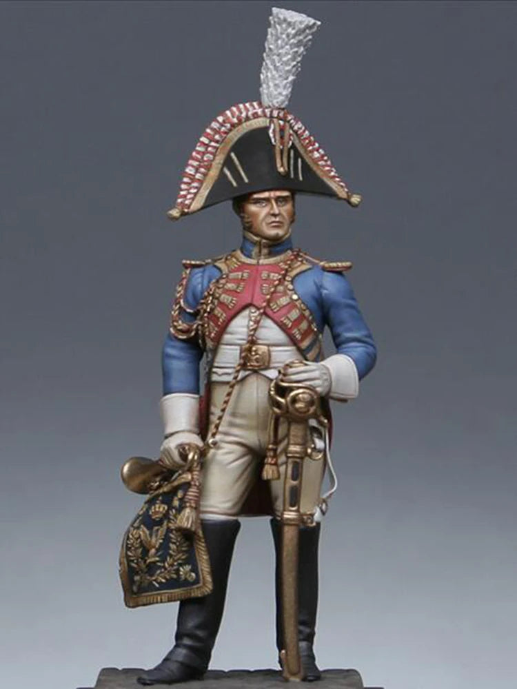 1/32 Napoleonic French General Officer, Resin Model Figure Kit, Unassembled and Unpainted
