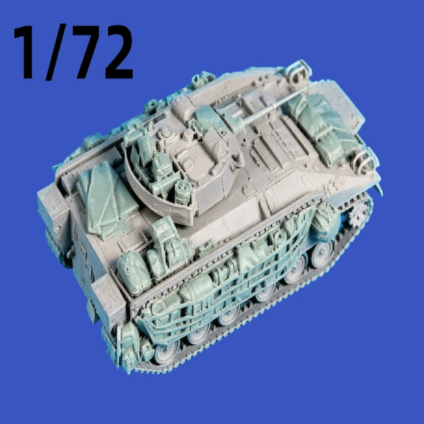 1/72 Modern Main Battle Tank, Resin Model Vehicle Kit, Unassembled and Unpainted