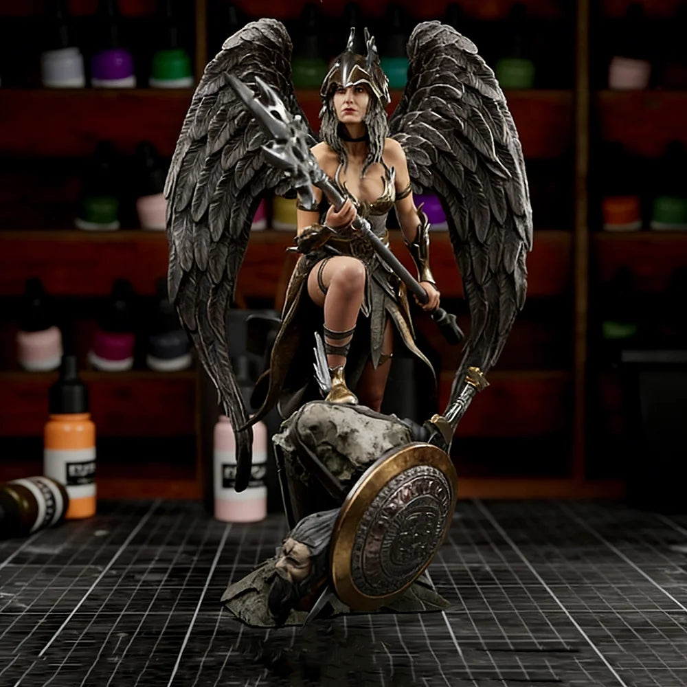 150mm Alwina Half-Bird Angel, Resin Model Figure Kit, Fantasy Theme, Unassembled and Unpainted