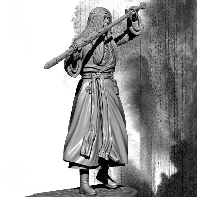 1/32 Sword Lord, Resin Model Figure Kit, Fantasy Theme, Unassembled and Unpainted