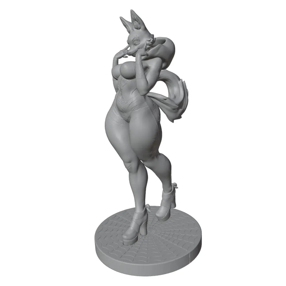 1/24 Fox Character, Resin Model Figure Kit, Anime Theme, Unassembled and Unpainted