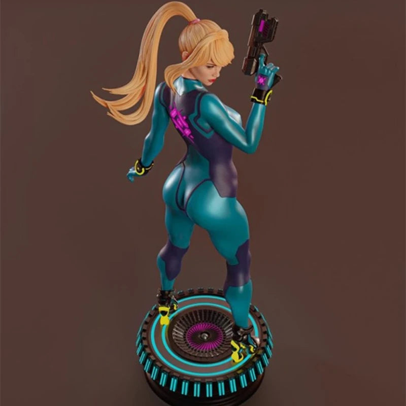 1/24 Operative with Energy Cannon, Resin Model Figure Kit, Sci-Fi Theme, Unassembled and Unpainted