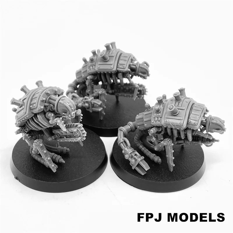 28mm Scavenger Assassinators, 15 Figures, Resin Model Figure Kit, Sci-Fi Theme, Unassembled and Unpainted