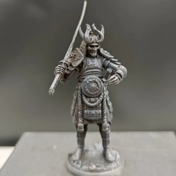 60mm Medieval Ghost Warrior, Resin Model Figure Kit, Fantasy Theme, Unassembled and Unpainted