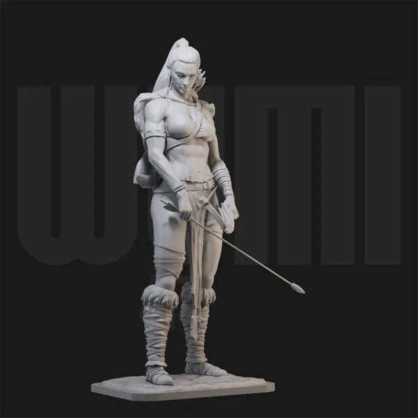 1/24 Female Ranger Archer, Resin Model Figure Kit, Fantasy Theme, Unassembled and Unpainted