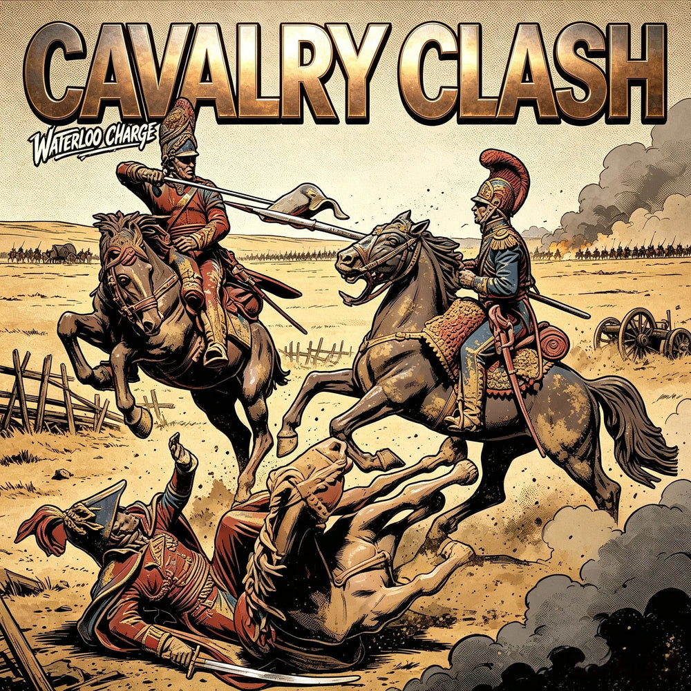 1/32 American Civil War Cavalry Clash, 5 Figures, Resin Model Figure Kit, Unassembled and Unpainted