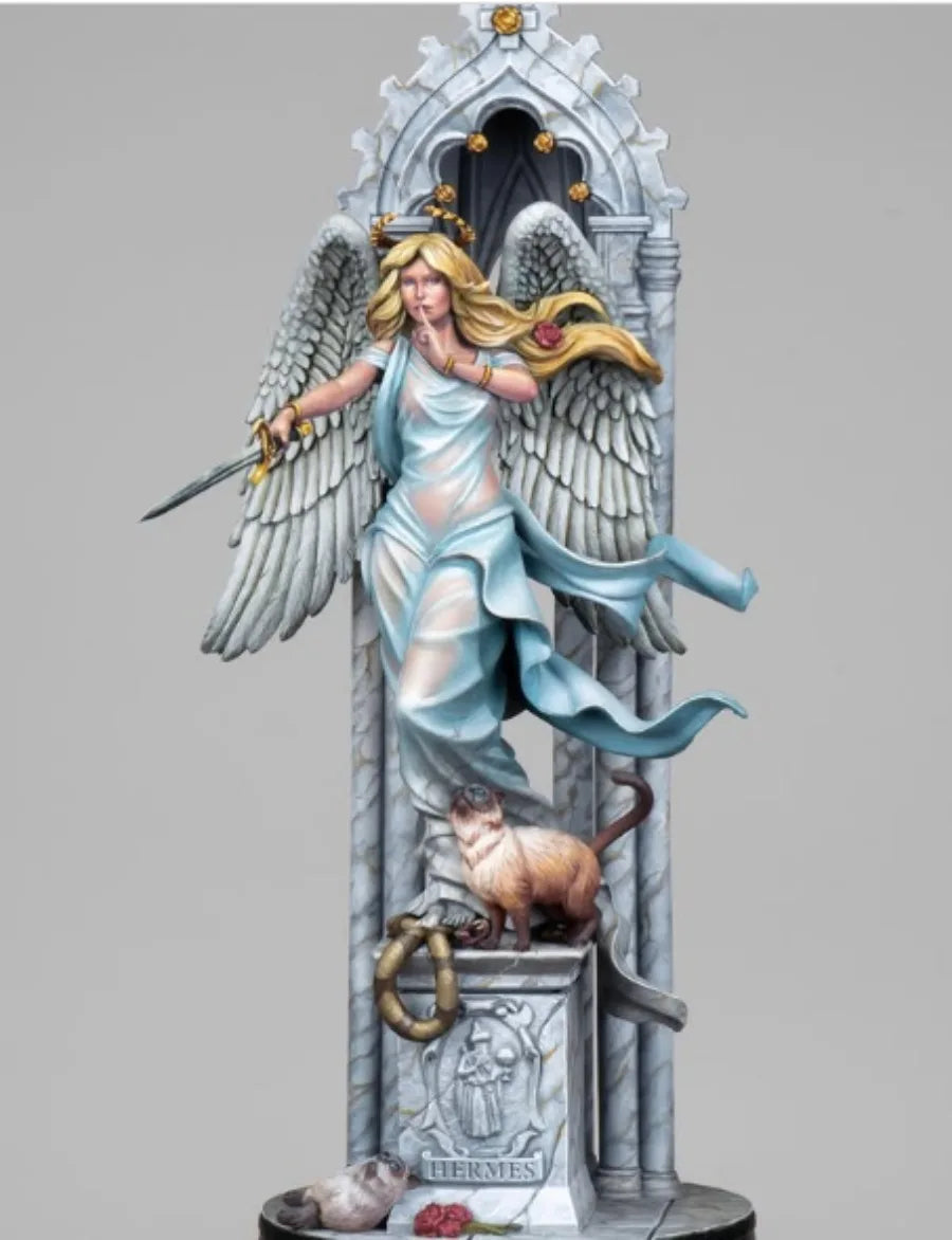 1/24 Angel Myriam, Resin Model Figure Kit, Fantasy Theme, Unassembled and Unpainted