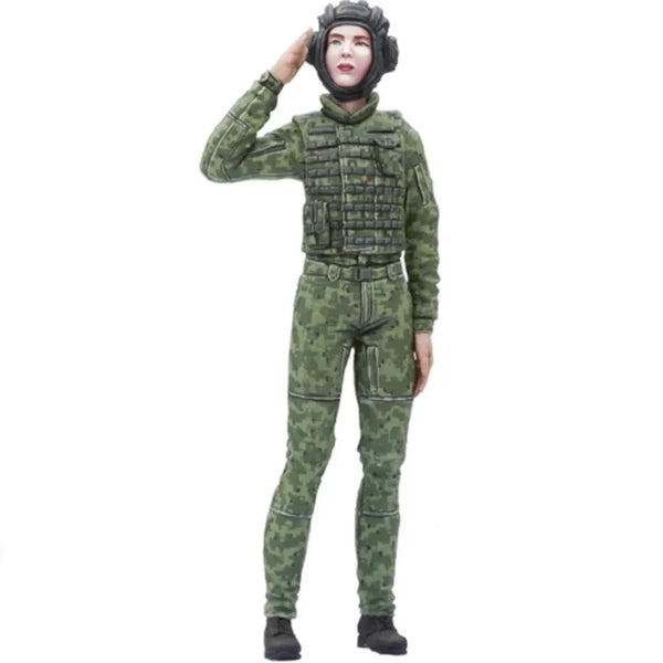 1/16 Modern Russian Tank Commander, Resin Model Figure Kit, Unassembled and Unpainted