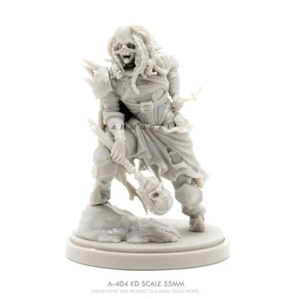 Undead Sorceress with Scythe, Resin Model Figure Kit, Fantasy Theme, Unassembled and Unpainted