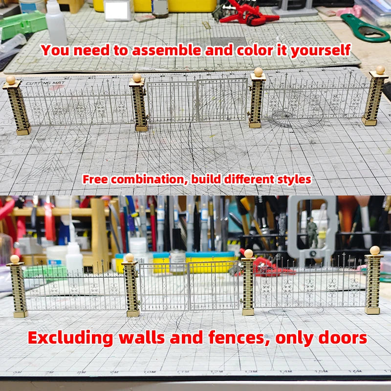 1/35 European Architectural Elements, Resin Model Diorama Kit, Historical Theme, Unassembled and Unpainted