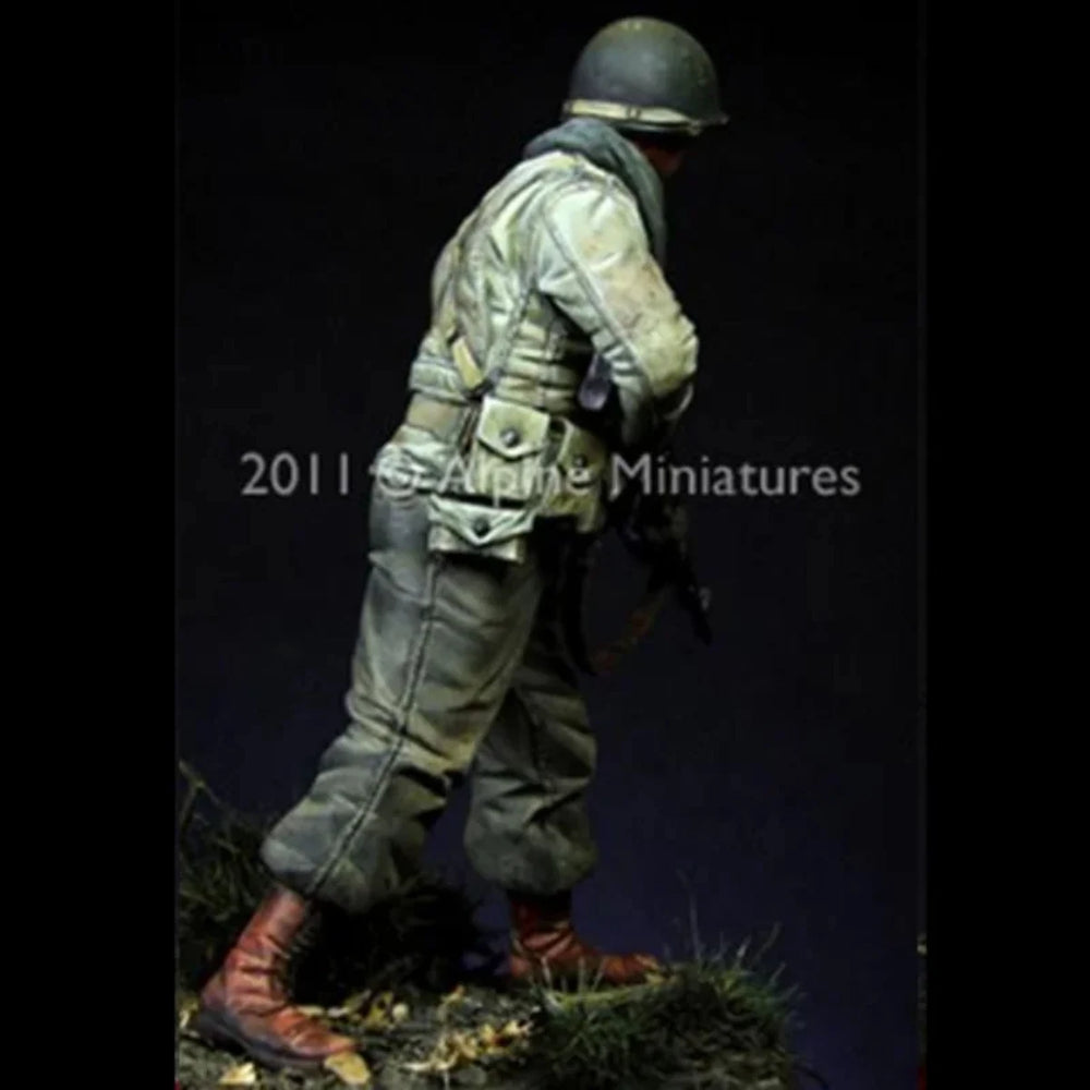 1/16 WWII US 29th Infantry Division Soldier, Resin Model Figure Kit, Unassembled and Unpainted