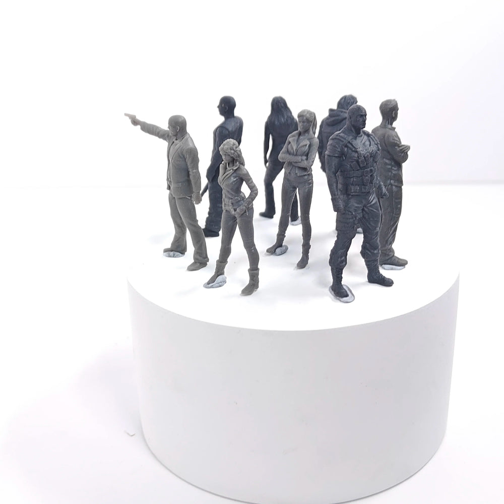 1/35 Modern Tactical Military, 8 Figures, Resin Model Figure Kit, Unassembled and Unpainted