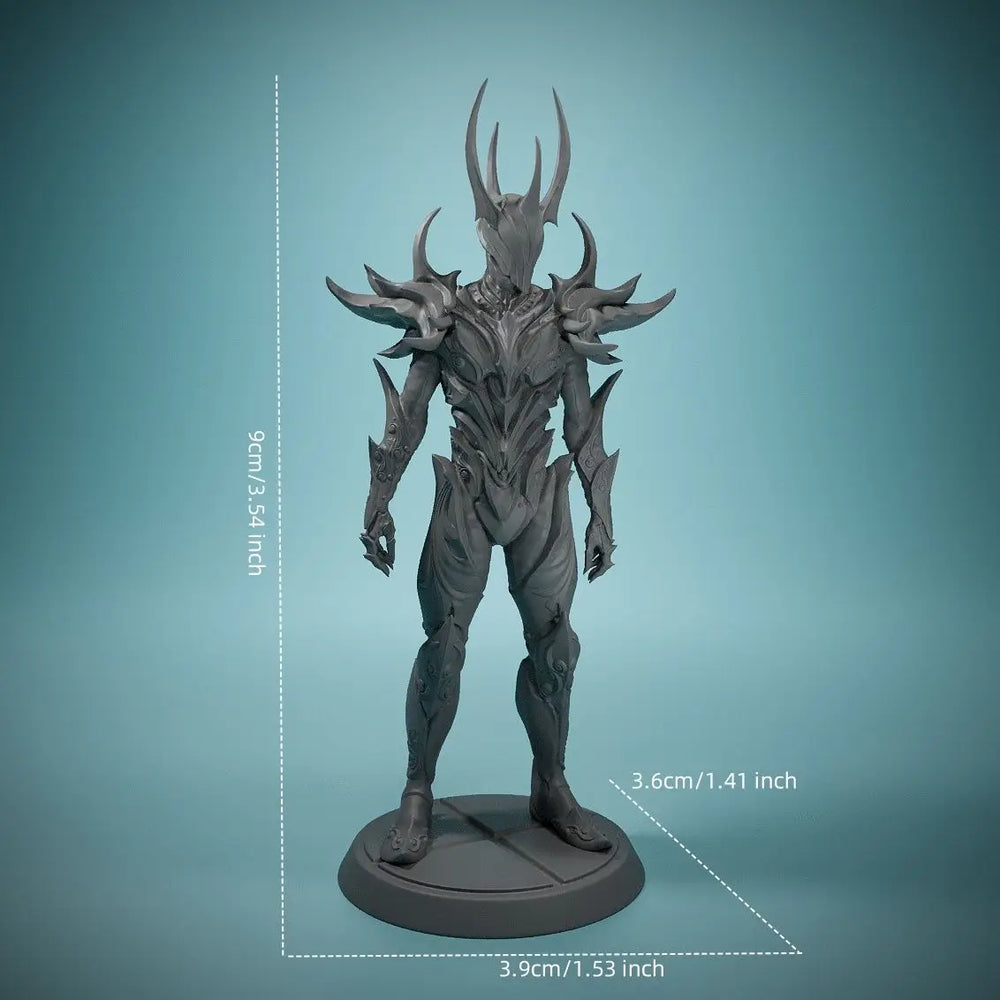 90mm Dark Angel Demon, Resin Model Figure Kit, Fantasy Theme, Unassembled and Unpainted
