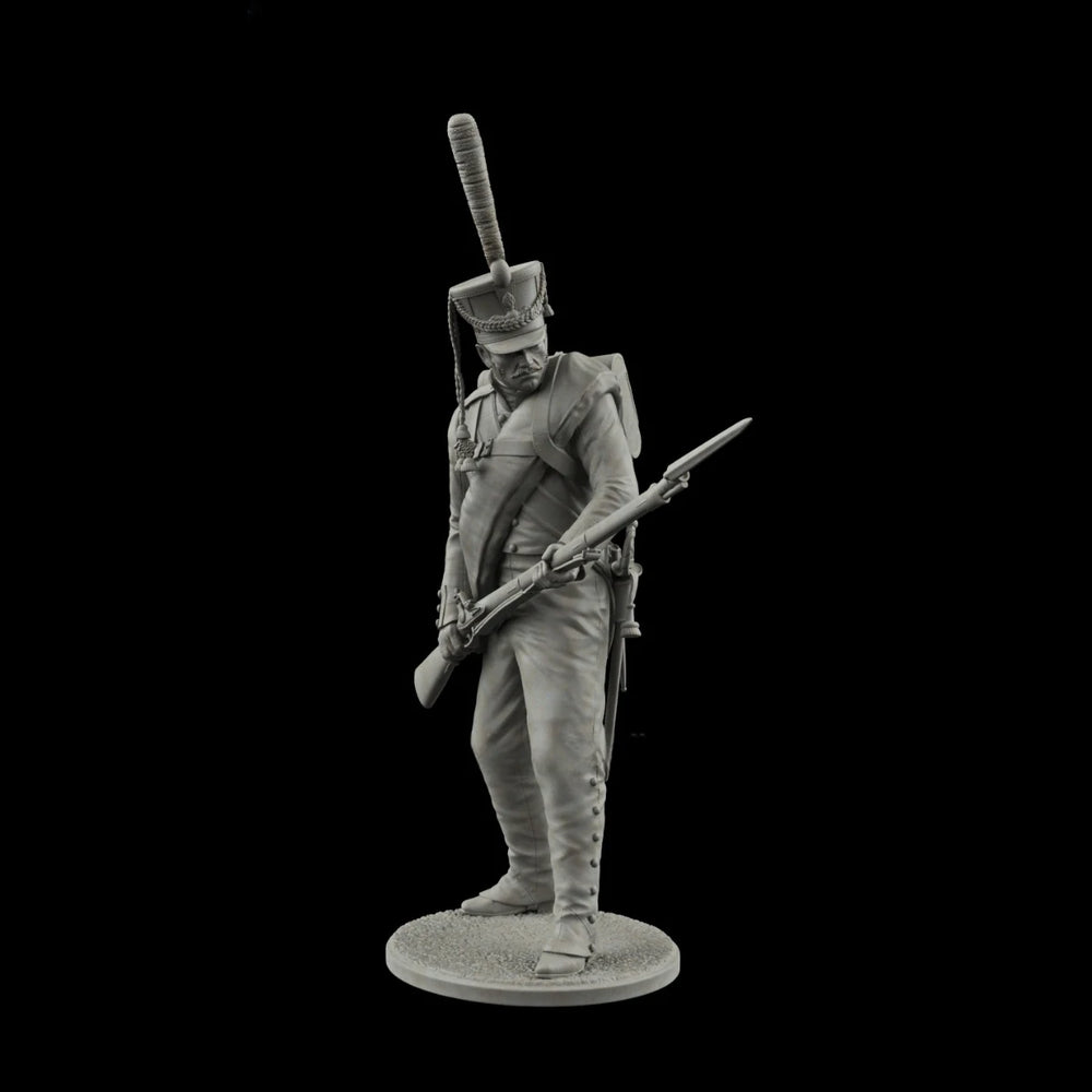 54mm Napoleonic Russian Grenadier, Resin Model Figure Kit, Unassembled and Unpainted