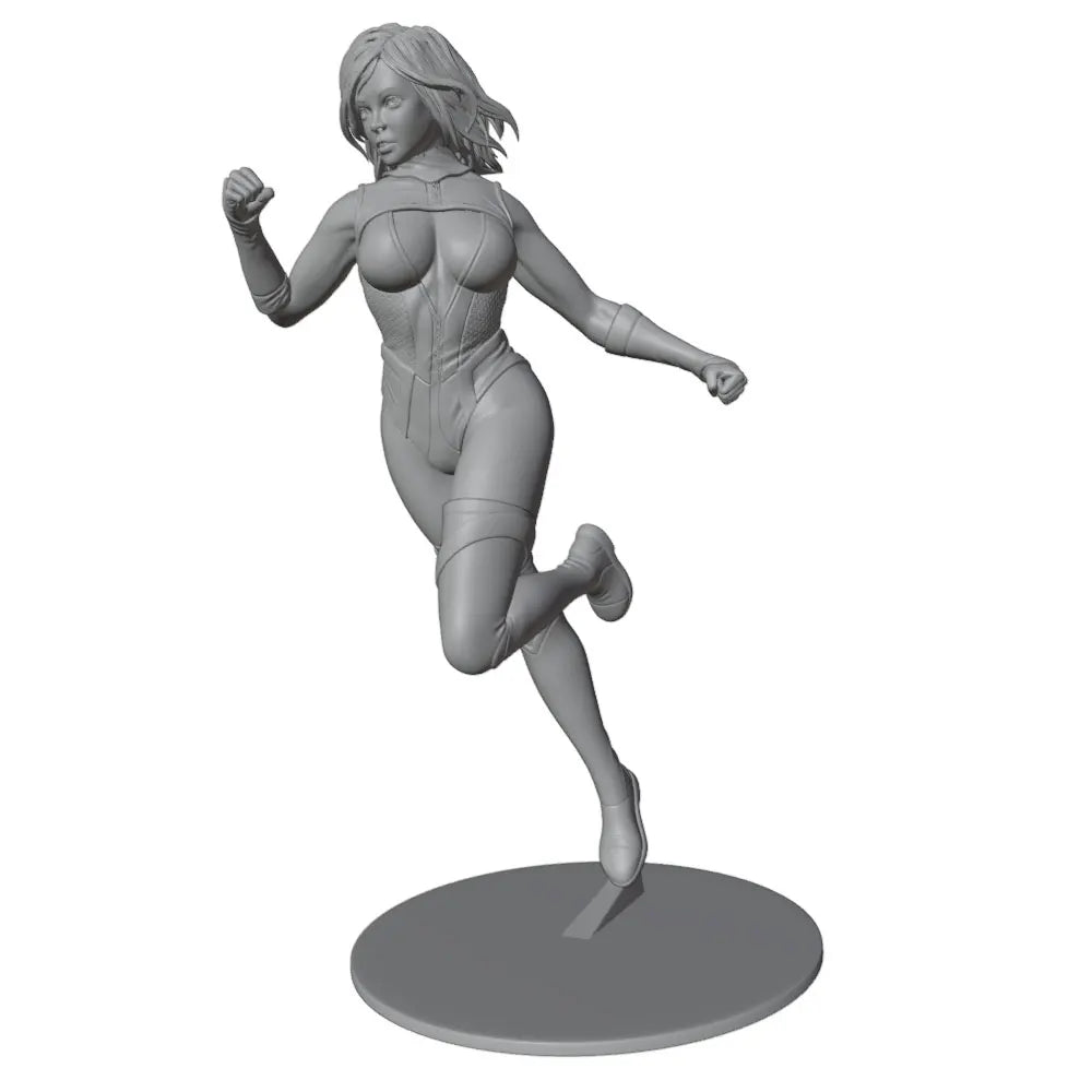 1/24 Athletic Female Runner in Sprint, Resin Model Figure Kit, Unassembled and Unpainted
