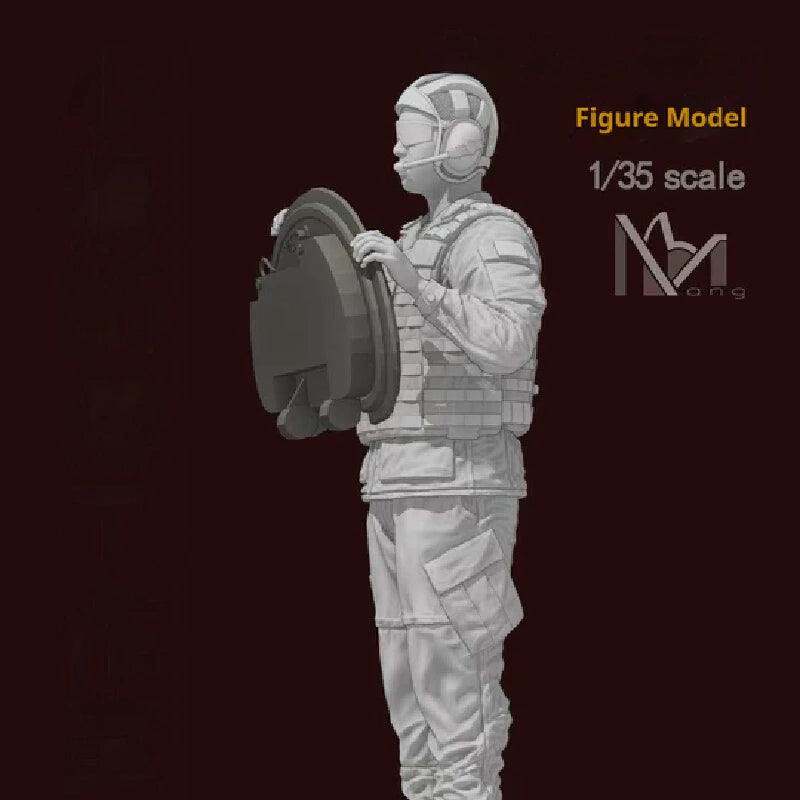 1/35 Modern Chinese Army Soldiers, 3 Figures, Resin Model Figure Kit, Unassembled and Unpainted