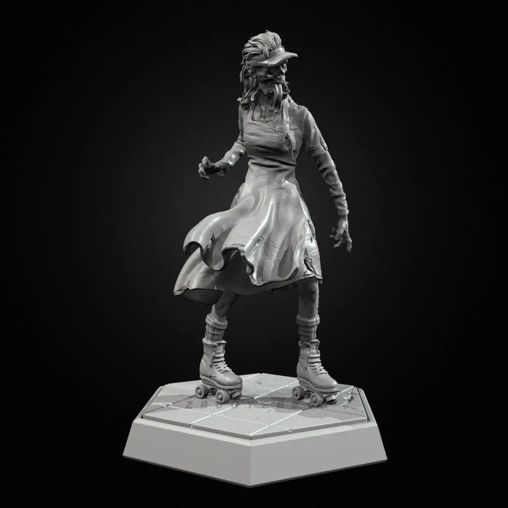 38mm Zombie Undead, 9 Figures, Resin Model Figure Kit, Fantasy Theme, Unassembled and Unpainted